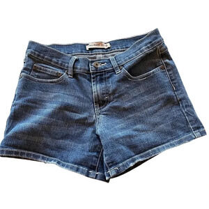 Lolo Jean Shorts Size 16 • Embroidered Rhinestone Pockets